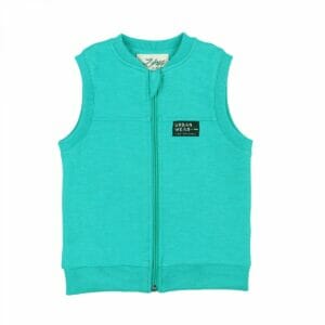 Short-sleeved cardigan “Urban wear” mint blended