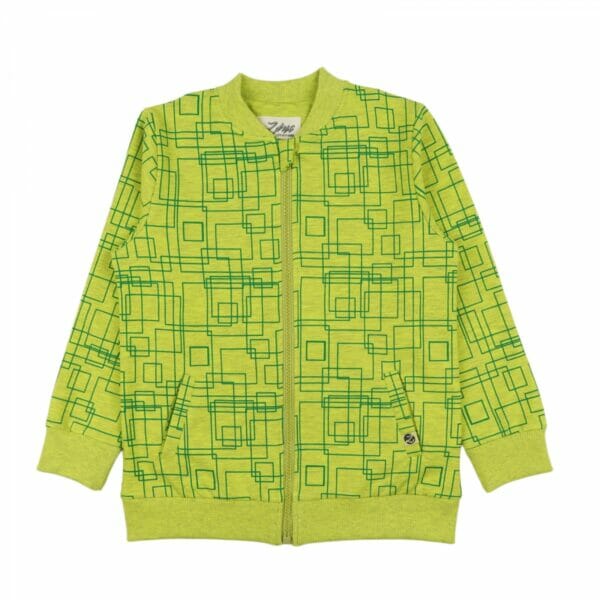 Cardigan yellow-green blended