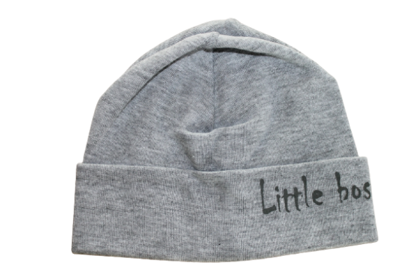 Cap rips Boy with an inscription in gray