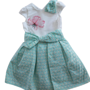 Dress with bow