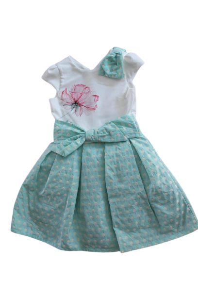 Dress with bow