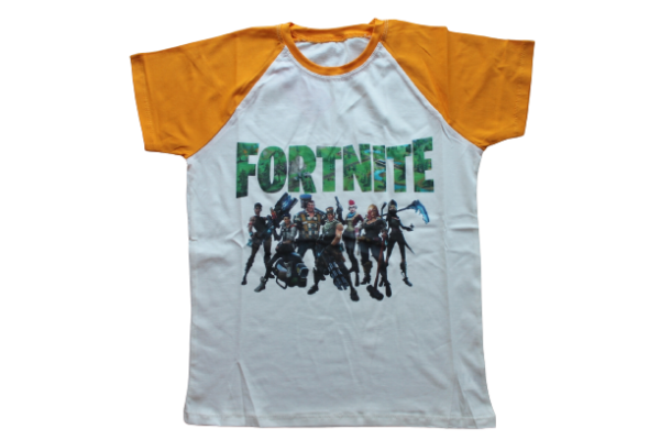 T-shirt Fortnite orange