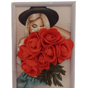 3D-frames met eeuwige  rozen 10/15