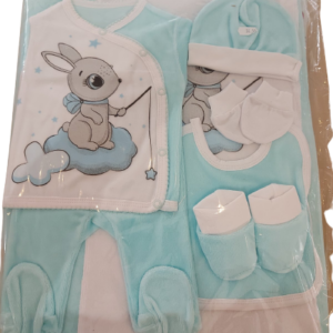 Baby Dress Set rabbit 8-piece newborn boy