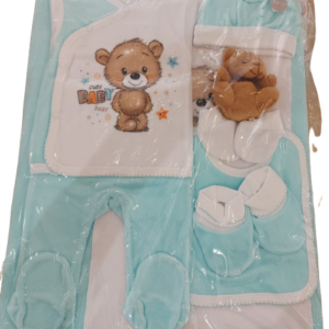 Baby Dress Set bear 8-piece newborn boy