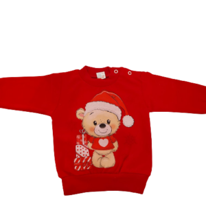 Christmas T-shirt bear with long sleeves