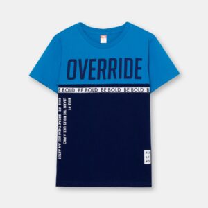 T-shirt bleu Override