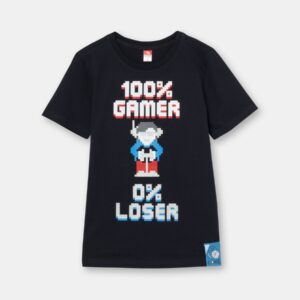 T-shirt zwart 100% gamer
