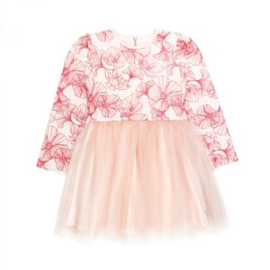 Dress ” Flowers” light pink