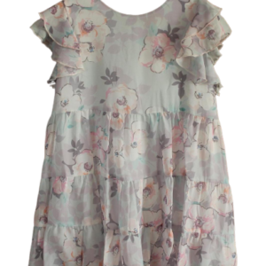 Flower chiffon dress