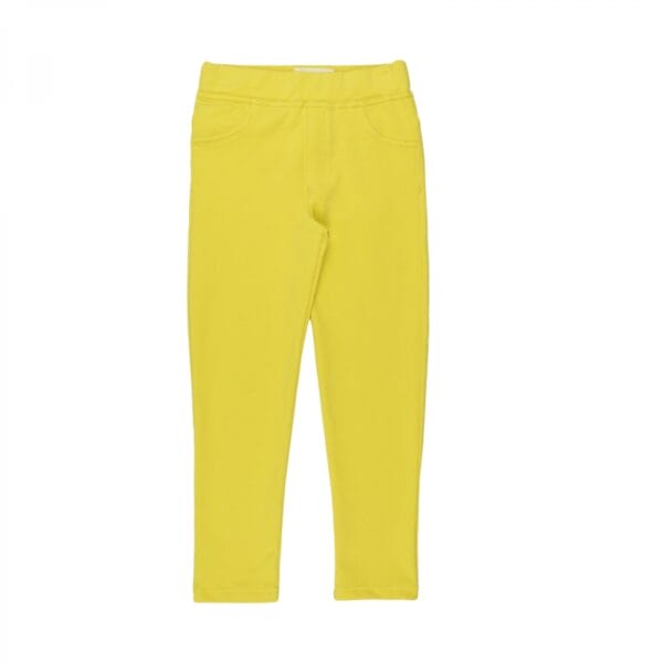 Pantalon legging jaune