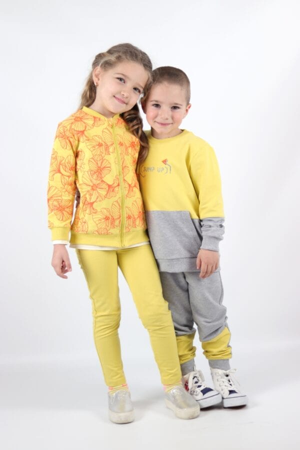 Pantalon legging jaune