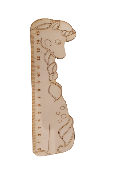 Wood ruler 15cm