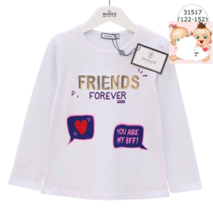 T-shirt lange mouwen “Friends forever”