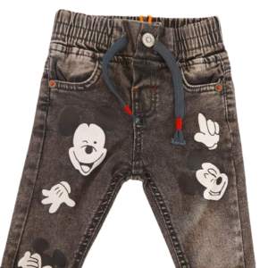 Zwarte Mickey Mouse-jeans