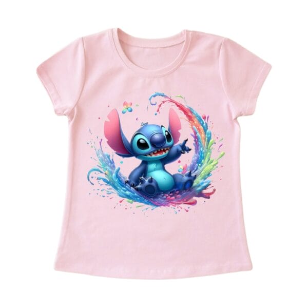 Roze T-shirt Stitch