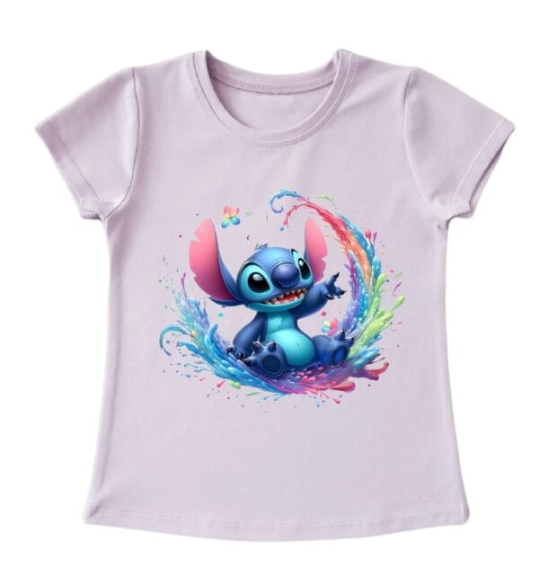 Paars T-shirt Stitch