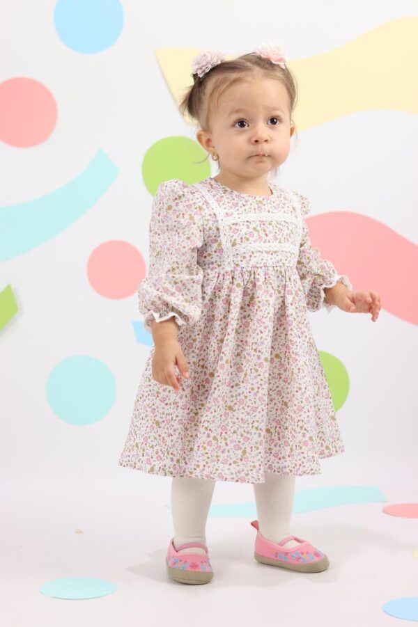 Bloemen babyjurk
